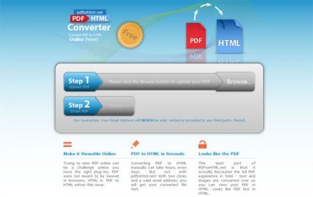 PDF To HTML Converter