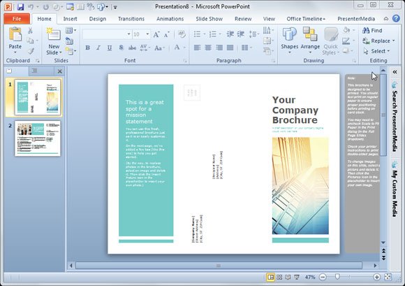 Free Brochure Templates For Powerpoint