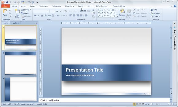 Powerpoint Templates Free Download Dance