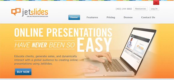 Online presentation generator