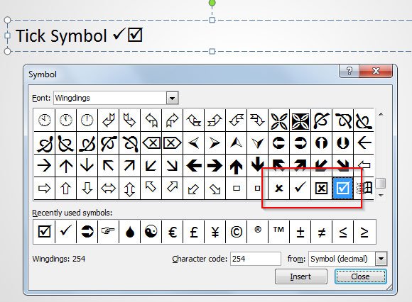 how-to-insert-a-check-mark-symbol-in-powerpoint-youtube