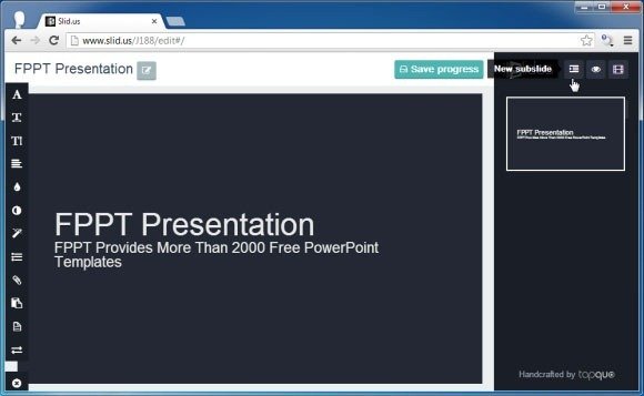 Make presentations online