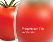 Fresh Tomato Powerpoint Template Free Powerpoint Templates