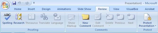 word for mac 2011 review tab