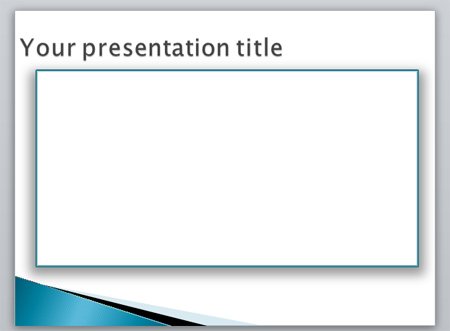 Border PowerPoint Template & PPT