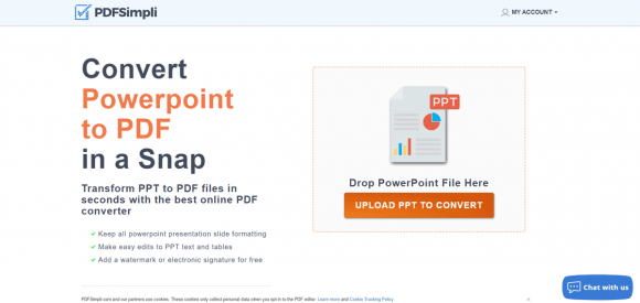 PDFSimpli Convert PowerPoint to PDF