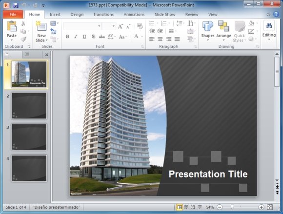Architect PowerPoint Template