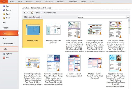 make a poster in powerpoint for mac 2011