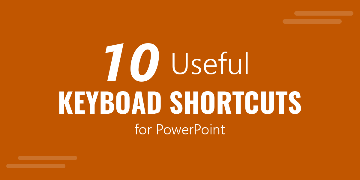 Keyboard Shortcuts for PowerPoint
