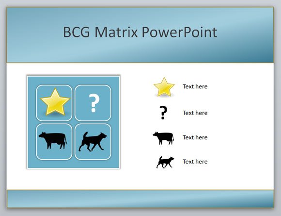 BCG Matrix PowerPoint template