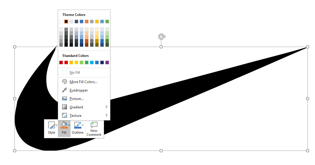 Nike Fill Color Logo