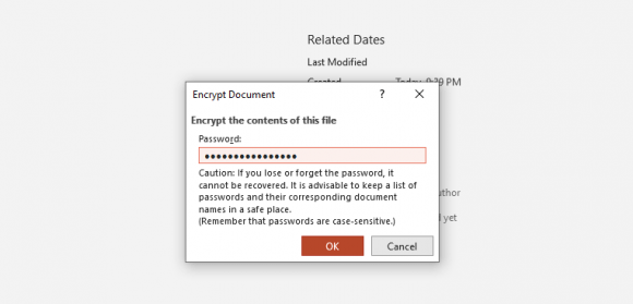 Protect File PowerPoint using Password
