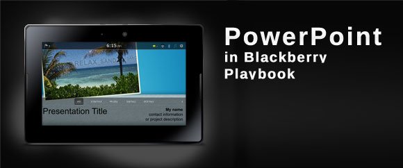 playbook blackberry tablet