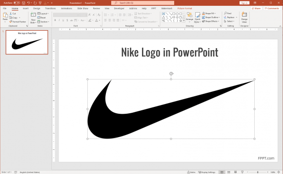 Nike Logo PowerPoint