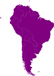Latin America Map or south america map for PowerPoint