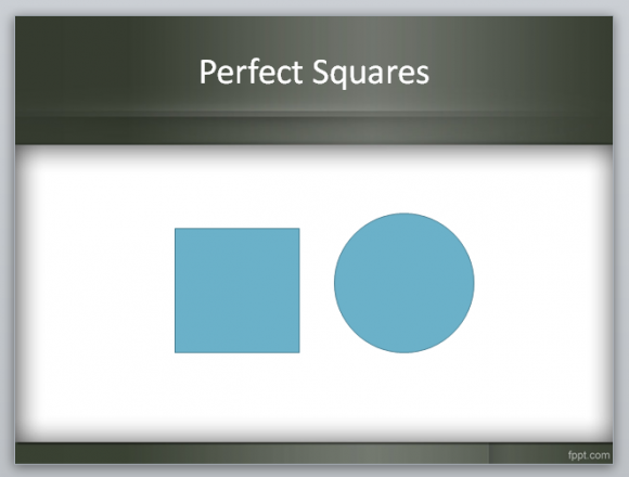 How to create squares in PowerPoint