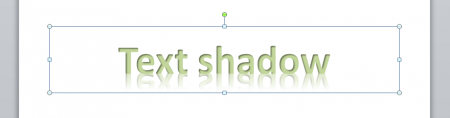 text shadow powerpoint