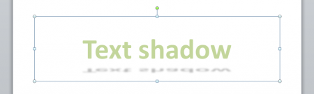 text shadow ppt
