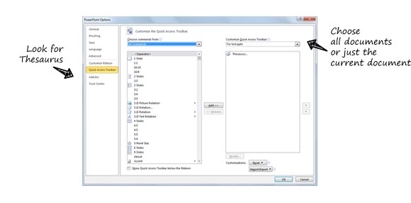 thesaurus deeper look