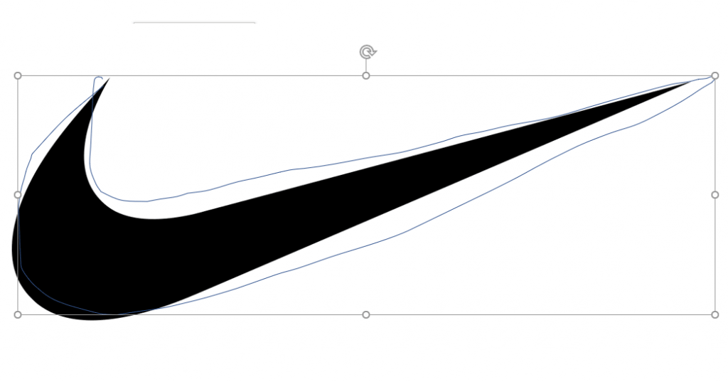 Create a Nike PowerPoint template using shapes