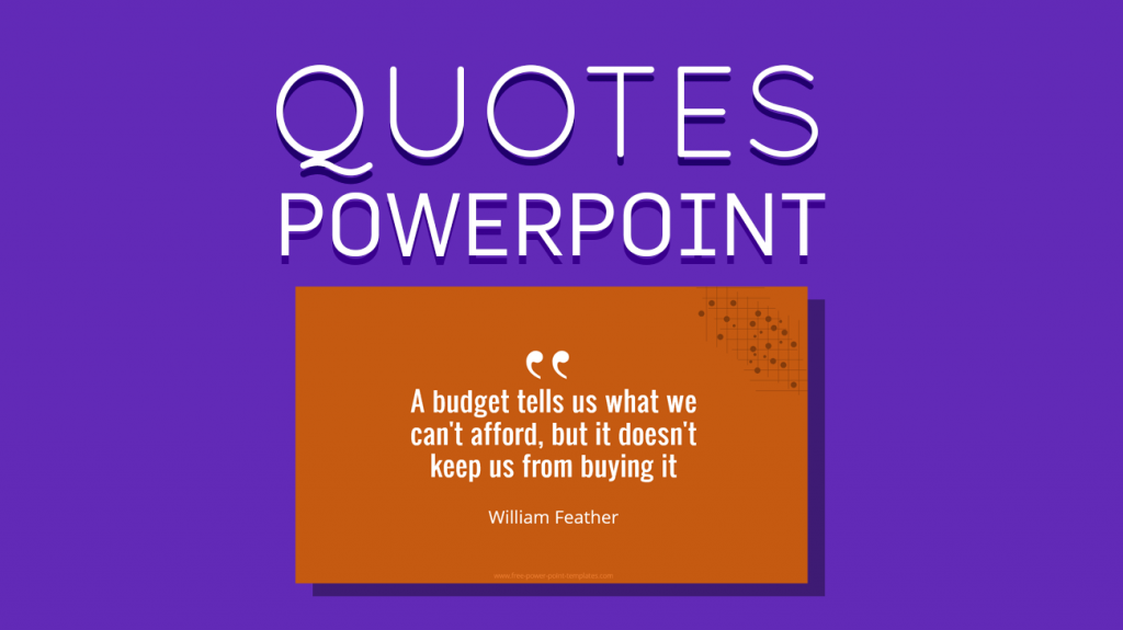 quote in powerpoint presentation
