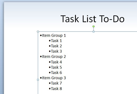 Task List or To-Do PowerPoint Template