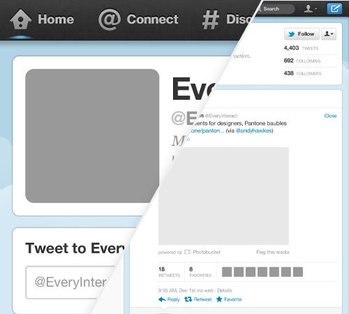 twitter page template