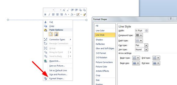 How To Add A Dotted Line In Word Org Chart