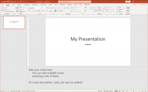 how to save a powerpoint presentation with speaker notes