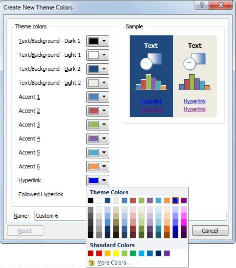 change linked text color in powerpoint for mac