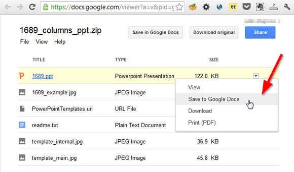 How To Open Powerpoint Templates In A Zip Using Google Docs