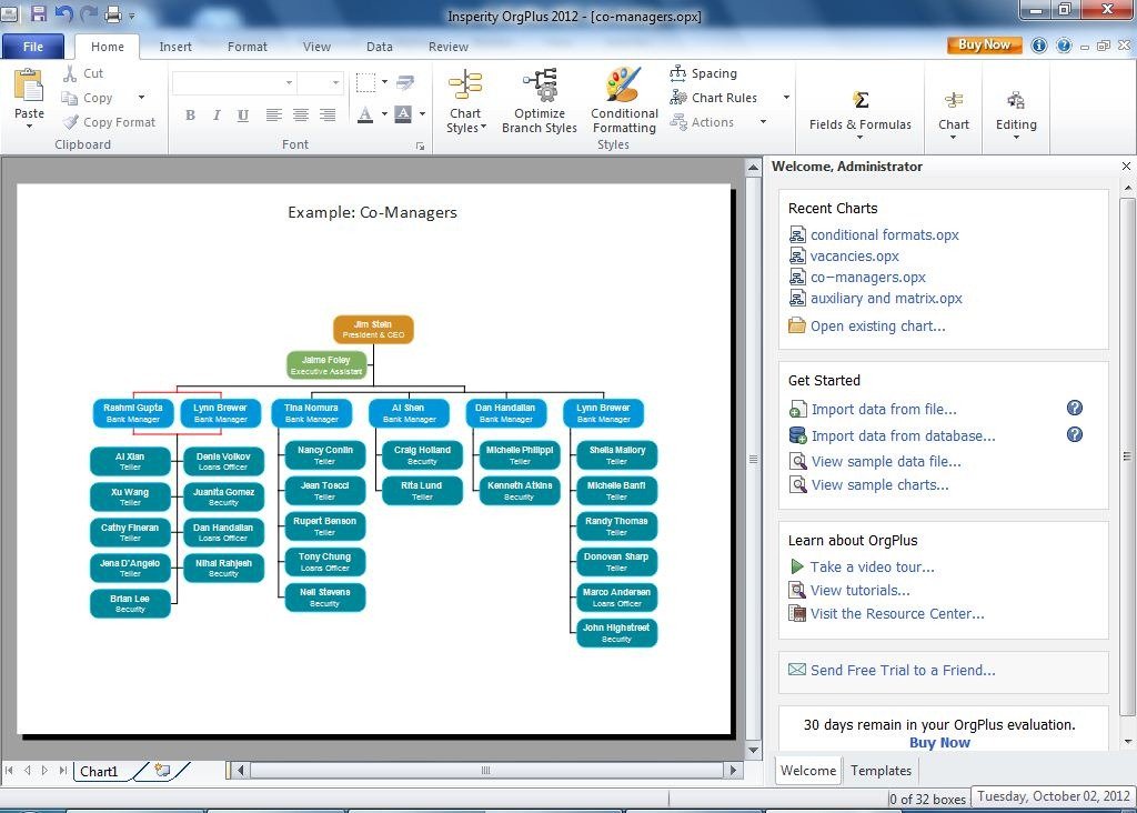 Free Organizational Chart Builder