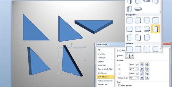 3d triangles