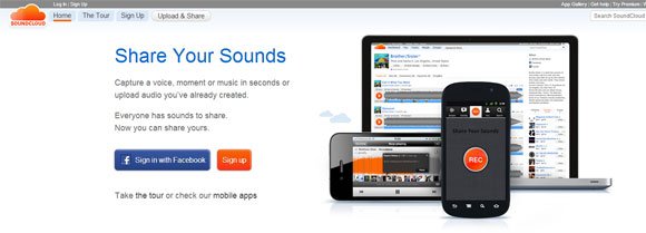 Sound PowerPoint Soundcloud design