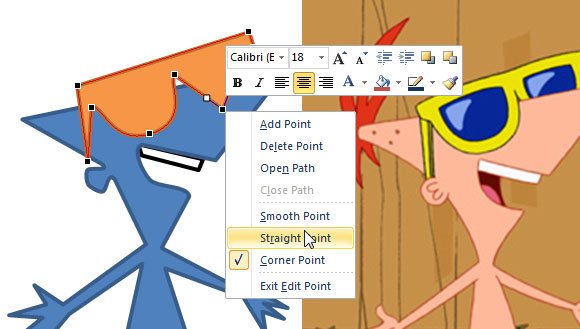 Learn how to trace an image in PowerPoint, apply a straight point.