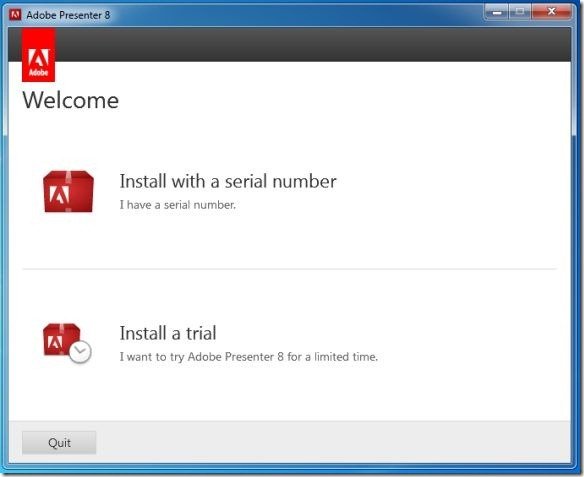 Install Adobe 8 Presenter free download