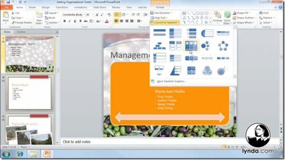 PowerPoint 2010 Shapes Tables And Charts