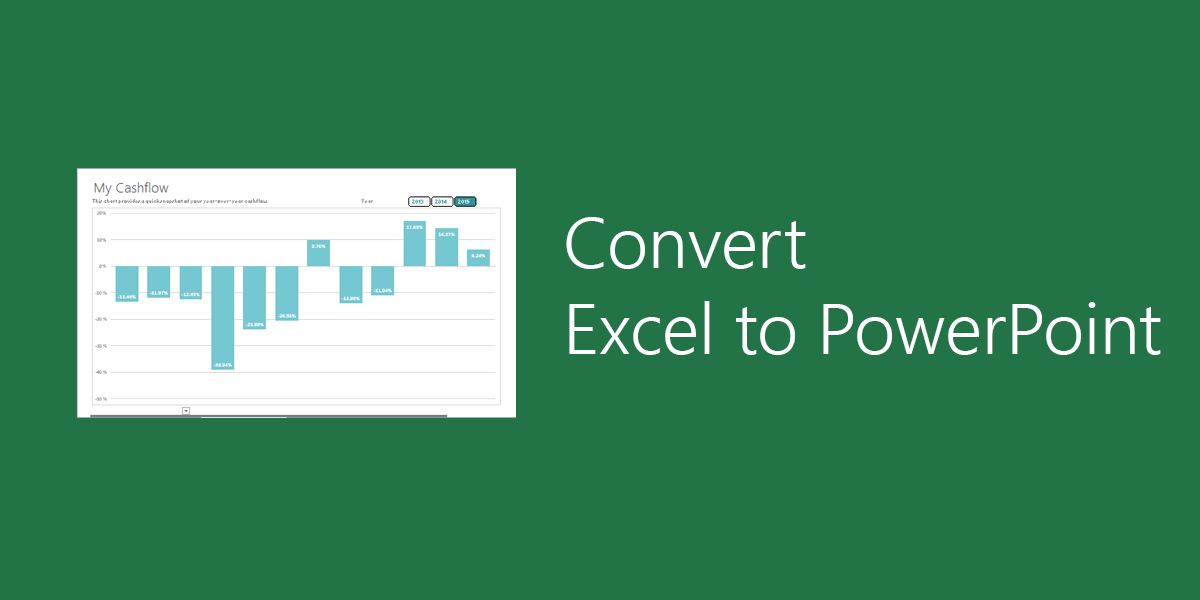Convert Excel to PowerPoint with Excel2PowerPoint