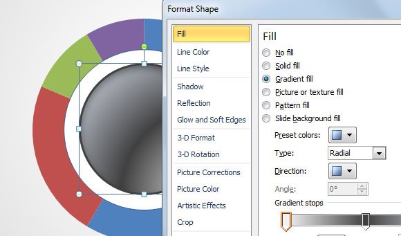 How to Make a Doughtnut chart in PowerPoint