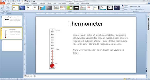 fundraising thermometer powerpoint