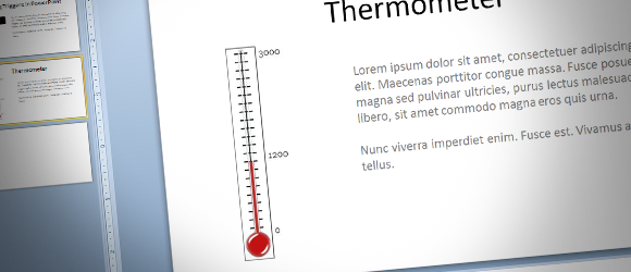 fundraising Thermometer template