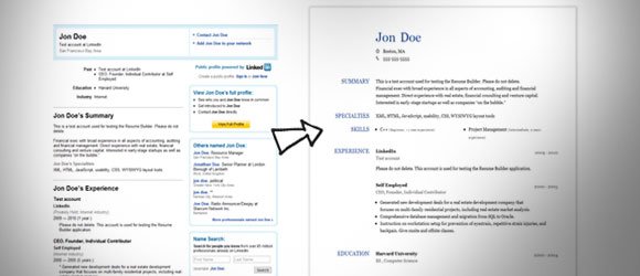 LinkedIn CV Presentation Vs the Old Fashioned CV