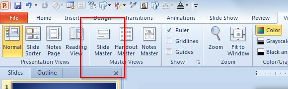How to Know How Many Slides are using a Layout in PowerPoint 2010