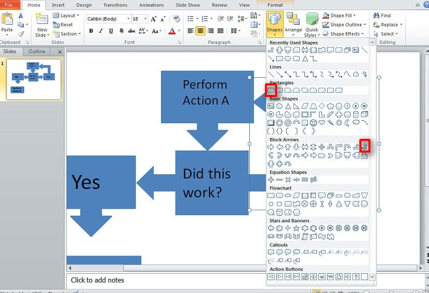 How To Make Flow Chart In Powerpoint