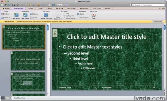 PowerPoint for Mac 2011 Formatting Text
