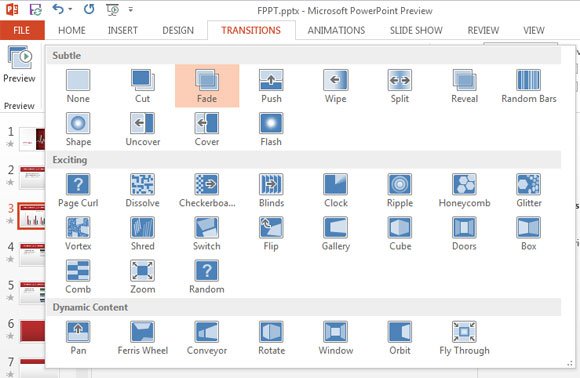Using Transitions and Animations Efficiently in PowerPoint Presentations