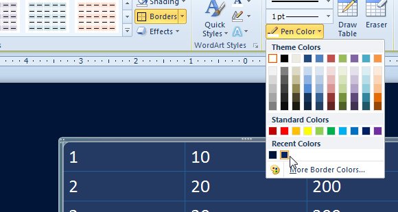 table design examples