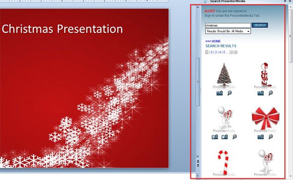 animated cliparts for christmas powerpoint presentations