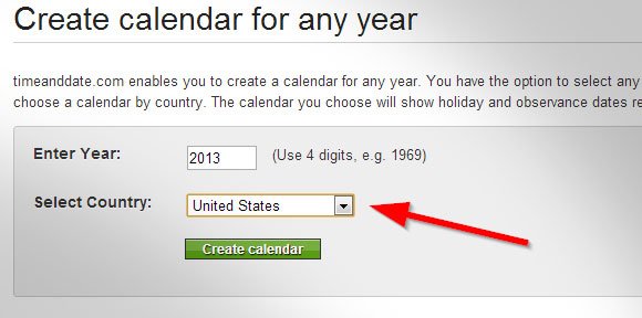 create calendar ppt template