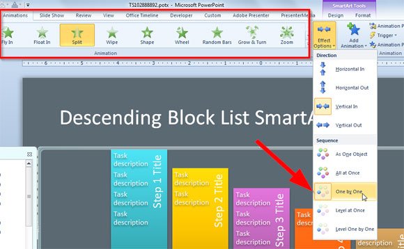 Animate Excel Chart In Powerpoint 2010